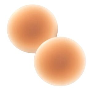 Seamless Nude Silicone Reusable Nipple Covers (Caramel Brown)